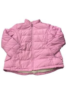 Athletech Ladies Down Filled Puffer Jacket Size Large Pretty In Pink